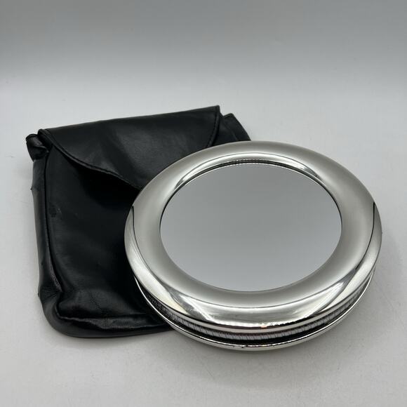 Joy Mangano Handy Hook Mirror 1X 5X Magnification Silver Gooseneck Travel 7" - Picture 2 of 8